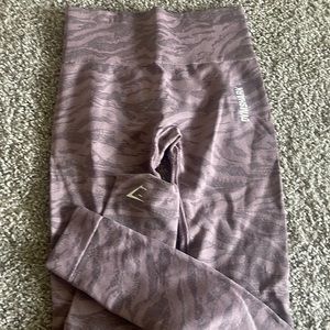 Pink Zebra print Gymshark Leggings.